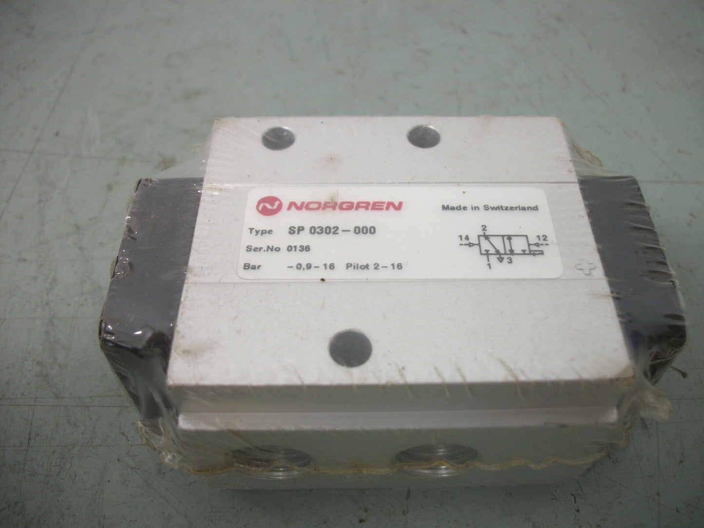 NORGREN SOLENOID MANIFOLD VALVE SP 0302-000 NEW