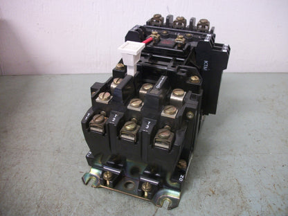 ALLEN-BRADLEY SIZE 1 MOTOR STARTER 509-BOD 27AMP 120VCOIL 3PH 600VOLT 10HP