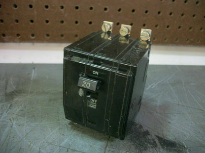 SQUARE D QOB CIRCUIT BREAKER QOB320 20AMP 240VOLT 3POLE OLD
