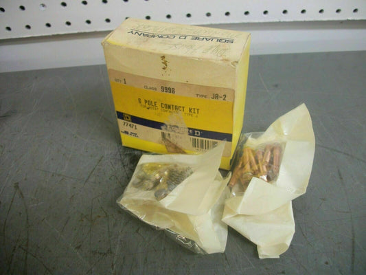 SQUARE D 6-POLE CONTACT KIT FOR HOIST CONTACTOR TYPE J 9998JA2 NIB