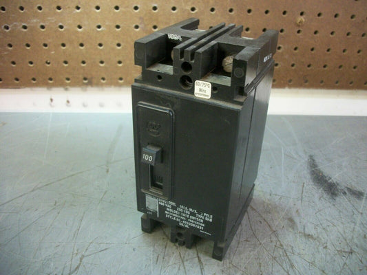 WESTINGHOUSE EHB CIRCUIT BREAKER EHB2100NL 100AMP 480VOLT 2POLE