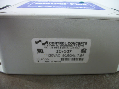 CONTROL CONCEPTS ISLATROL PLUS ACTIVE TRACKING FILTER IC+107 120VOLT 7.5AMP
