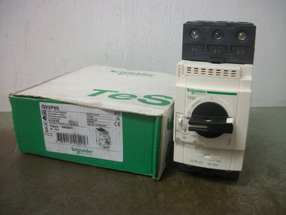 TELEMECANIQUE MOTOR CIRCUIT BREAKER GV3P65 48-65AMP NIB