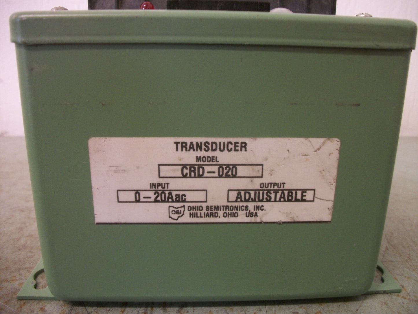 OHIO SEMITRONICS TRANSDUCER CRD-020 0-20A