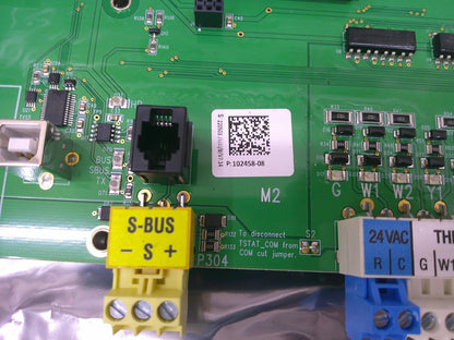 LENNOX MAIN SYSTEM UNIT CONTROLLER MOTHERBOARD 102458-08 REV B V7.14