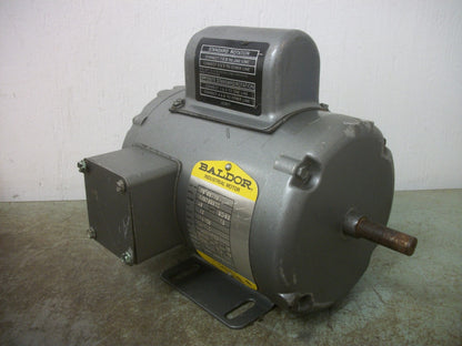 BALDOR .08HP TE 48 AC MOTOR PN 65715 110/115VOLT 1700RPM 1PH
