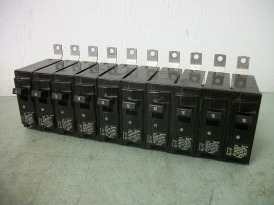 SIEMENS LOT OF 10 BL CIRCUIT BREAKERS B115 15AMP 240VOLT 1POLE