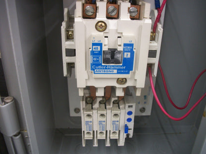 CUTLER-HAMMER STARTER COMBO SIZE 2 AN16GN0 120VCOIL 50AMP BREAKER