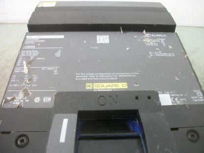 SQUARE D I-LINE LA CIRCUIT BREAKER LA36300 300AMP 600VOLT 3POLE GREEN