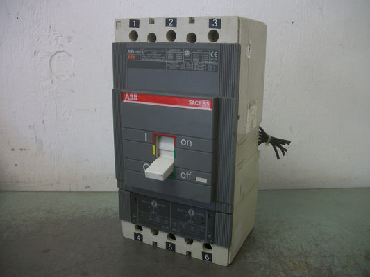 ABB SACE S5 S5N CIRCUIT BREAKER 122135080-001 300AMP 600VOLT 3POLE W/SHUNT&AUX