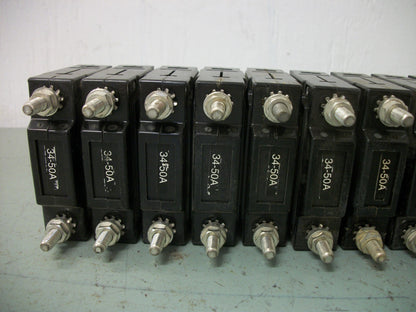 CARLINGSWITCH LOT OF 12 CIRCUIT BREAKERS CA1-X0-02-012-111-C 50AMP 277VOLT 1POLE