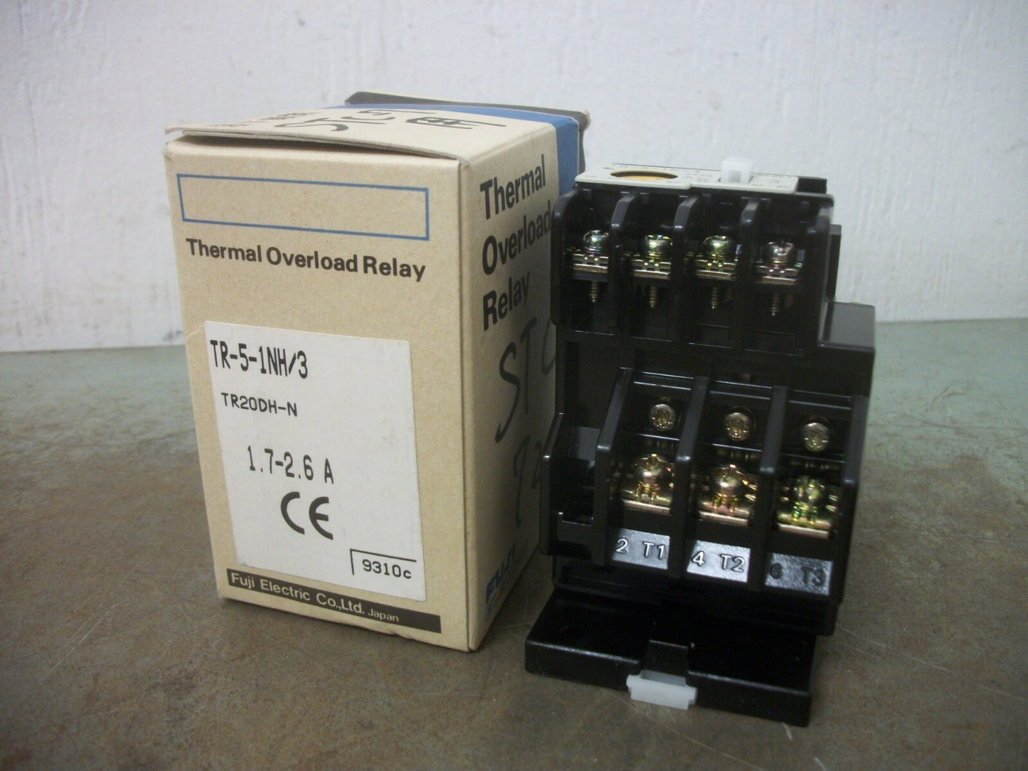 FUJI THERMAL OVERLOAD RELAY TR-5-1N/3 1.7-2.6AMP NIB