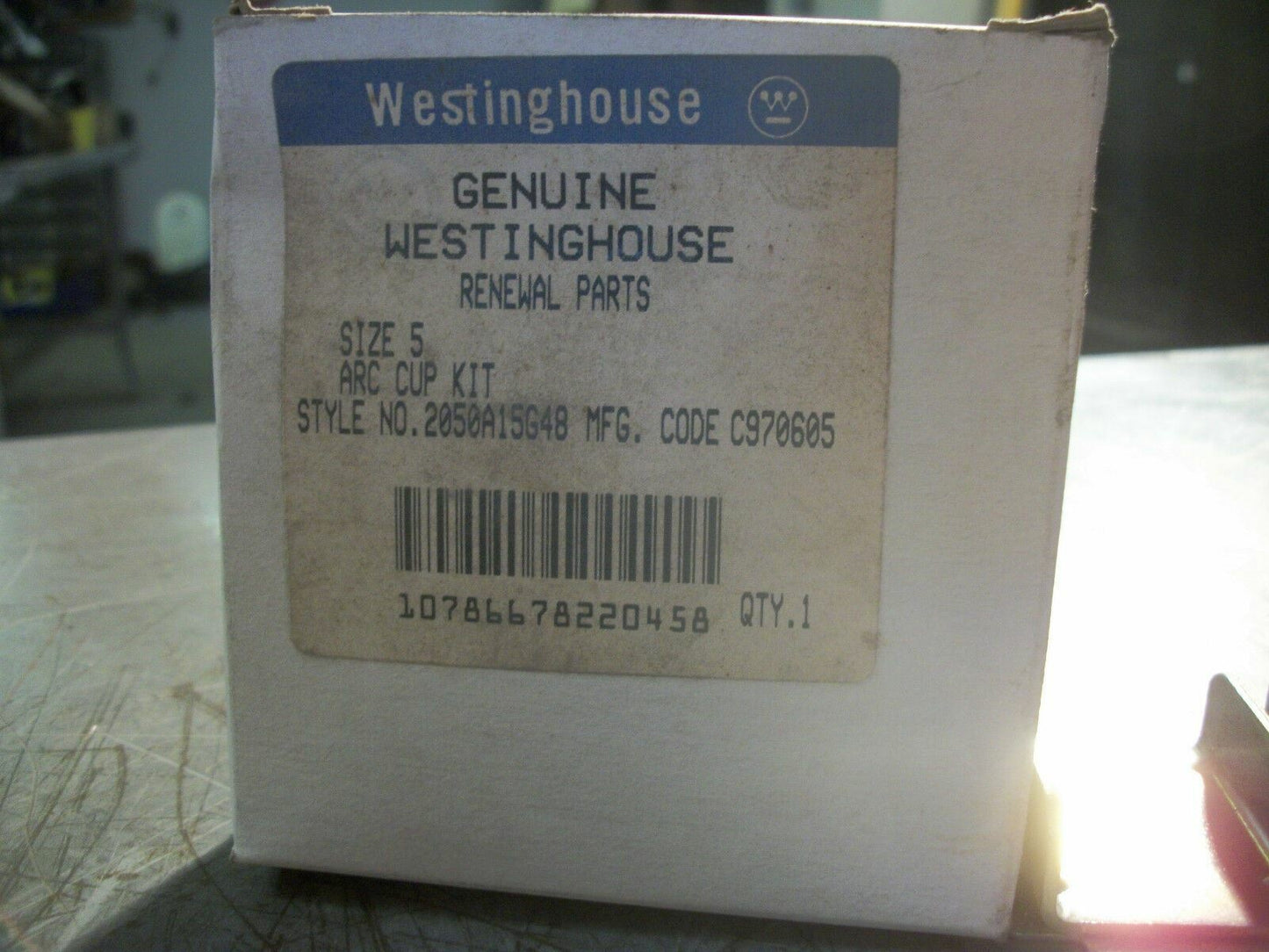 WESTINGHOUSE SIZE 5 STARTER ARC CUP KIT 2050A15G48 NIB