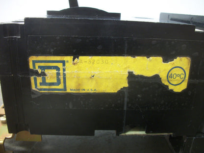 SQUARE D I-LINE FA CIRCUIT BREAKER FA32030 30AMP 240VOLT 3POLE BLACK