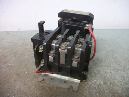 GE SIZE 0 MOTOR STARTER CR306B0** 18AMP 120VCOIL 3PH 600V 5HP NOB