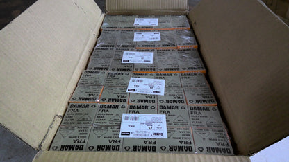 DAMAR 4028A BOX OF 100 MR16 MEDIUM FLOOD CLEAR QUARTZ HALOGEN BULBS FRA NIB