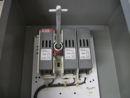 ABB STARTER COMBO 4,12 31F1-CJZ1F A16-30-10 120VCOIL 30AMP FUSIBLE NOB