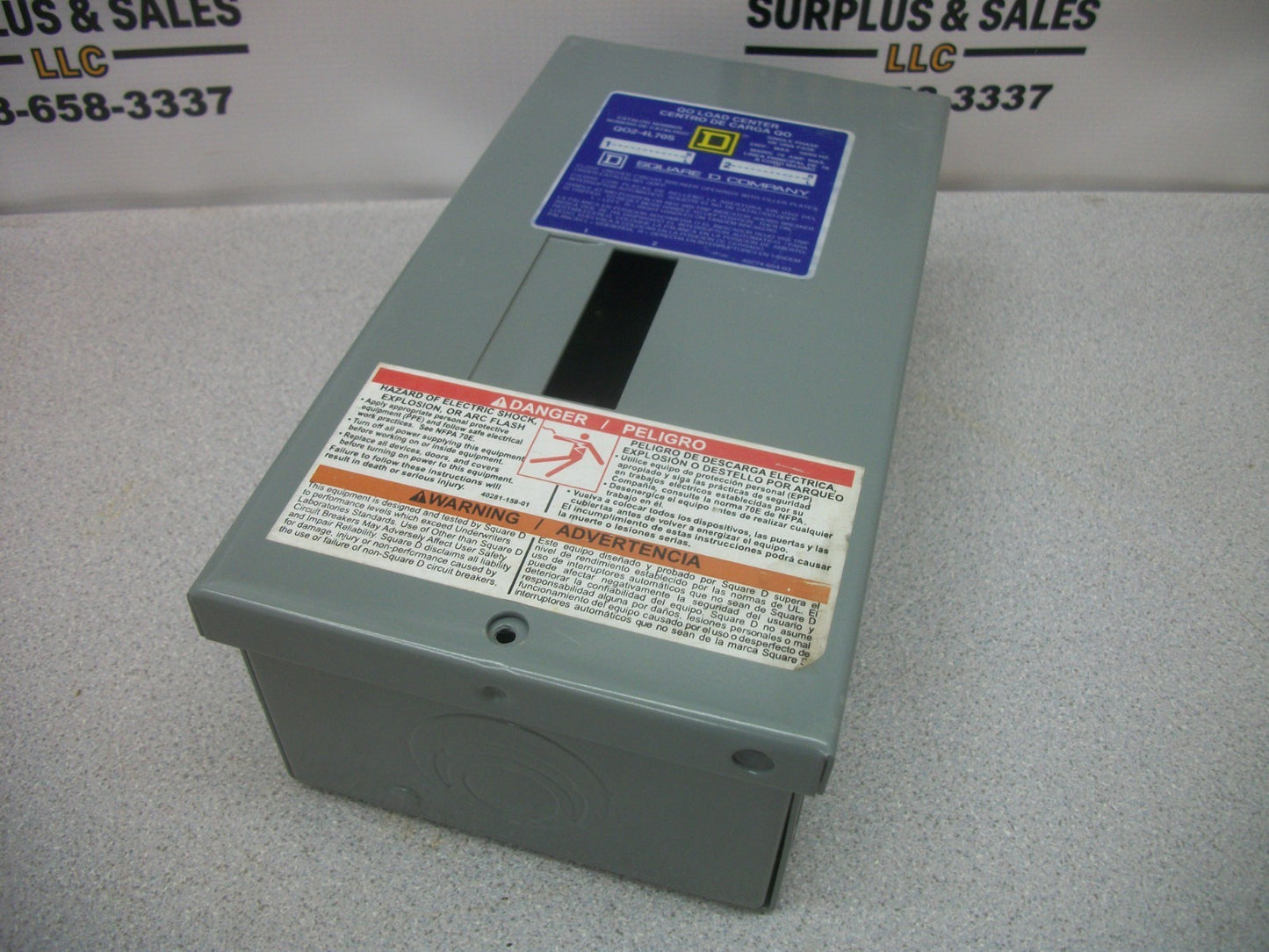 SQUARE D QO LOAD CENTER QO24L70S 70AMP 240VOLT 1PH