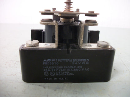 POTTER & BRUMFIELD RELAY PRD3DY0 24VCOIL 10AMP 600VOLT