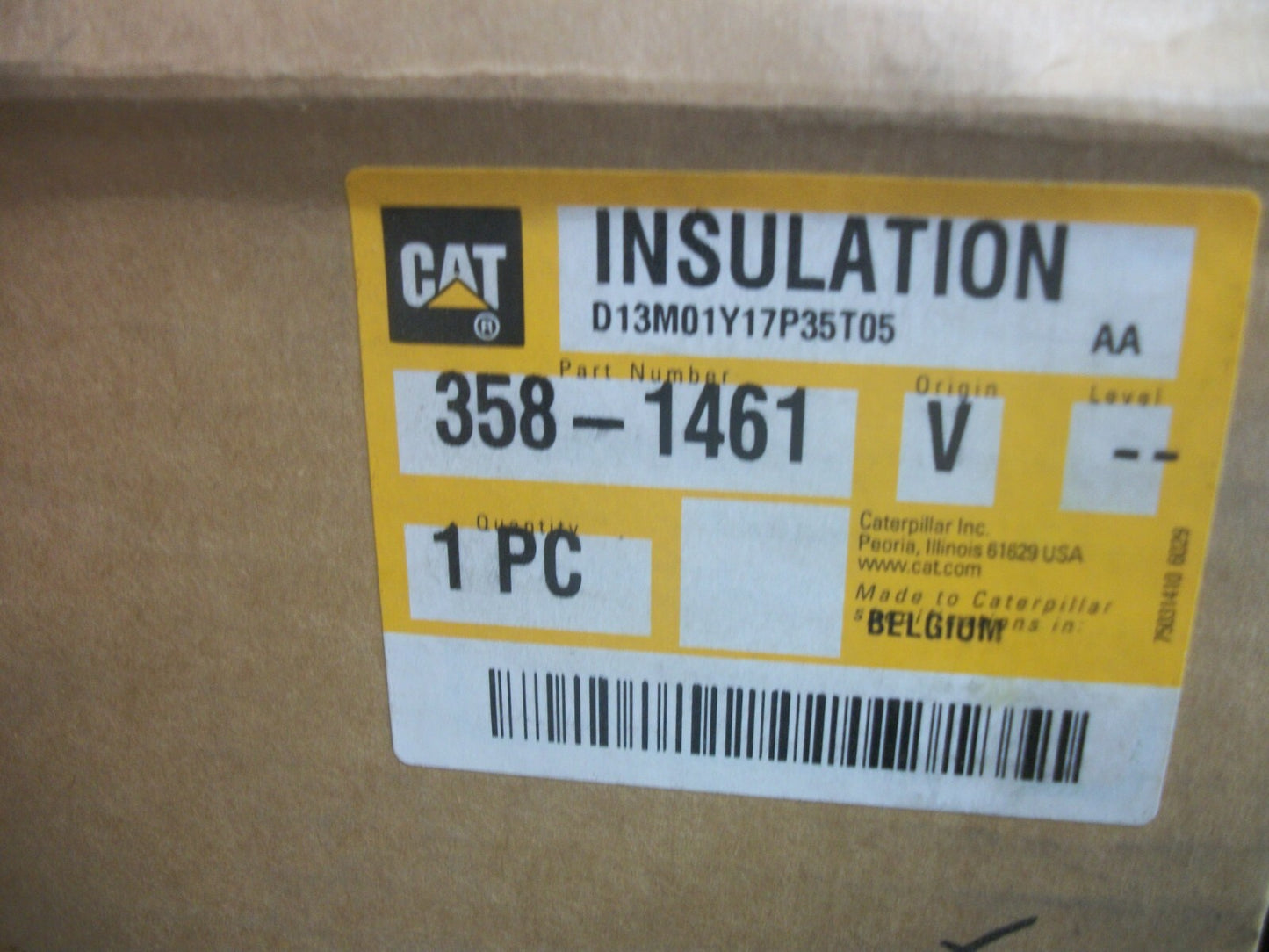 CAT INSULATION 358-1461 NIB