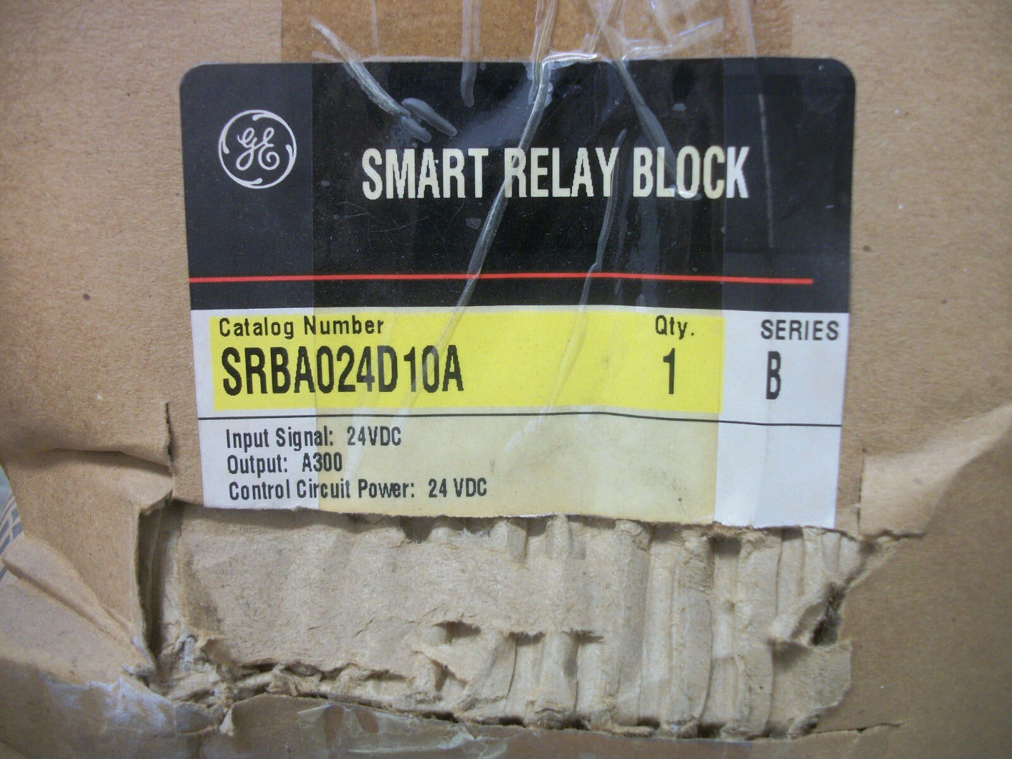 GE SMART RELAY BLOCK SRBA024D10A 24VDC NIB