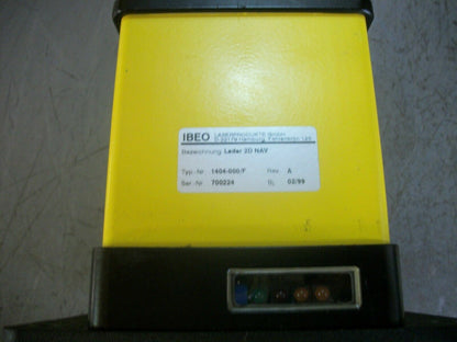 IBEO YELLOW LASER NAVIGATION METER LADAR 2D NAV 1404-000/F