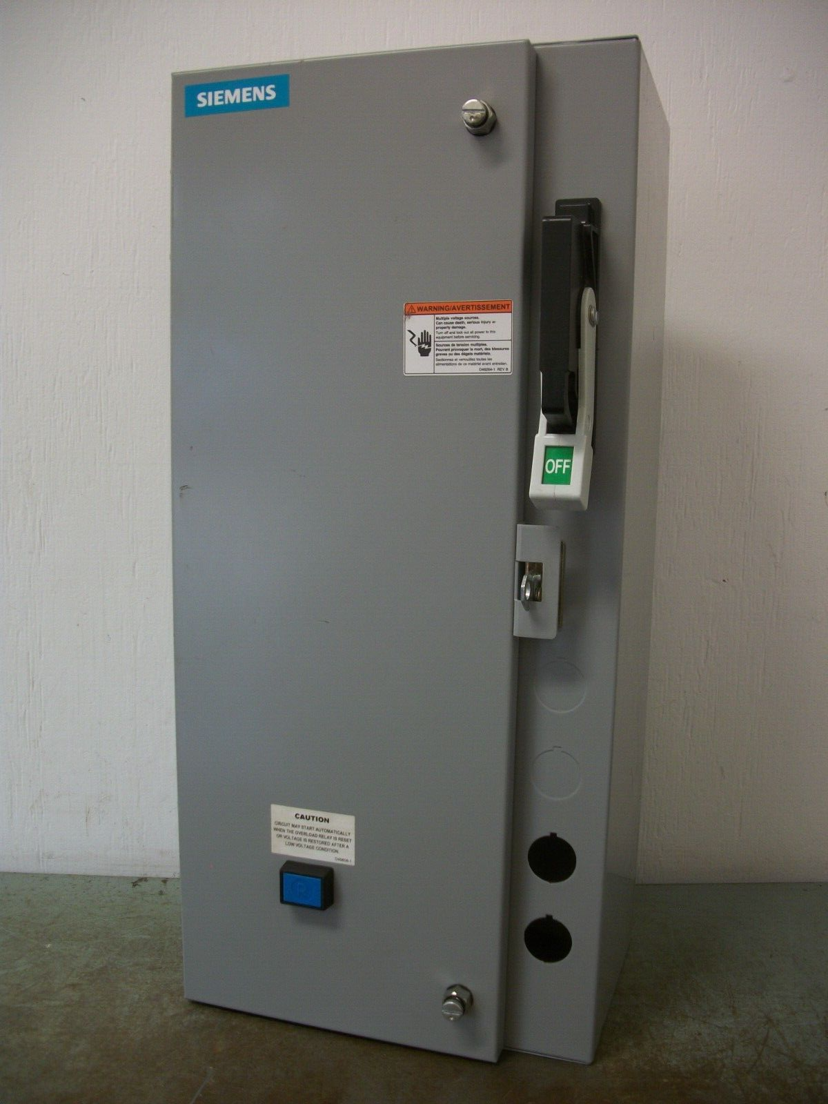 SIEMENS STARTER COMBO SIZE 0 TYPE 1 14CP32A*81 120VCOIL 10AMP BREAKER