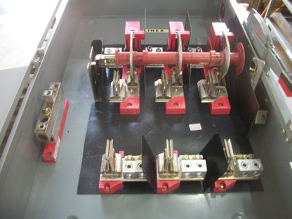 SQUARE D DISCONNECT TYPE 1 H366N 600AMP 600VOLT 3POLE FUSIBLE