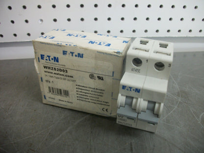 CUTLER-HAMMER MINI CIRCUIT BREAKER WMZS2D03 3AMP 480VOLT 2POLE NIB
