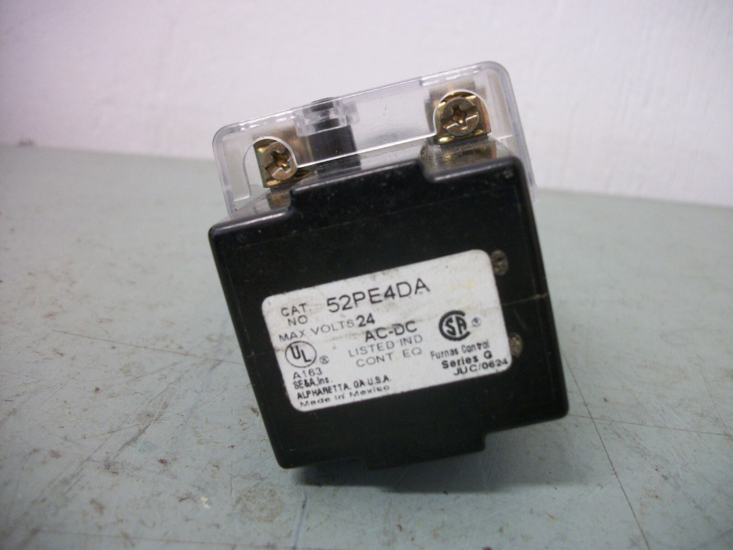 FURNAS CLEAR INDICATOR LIGHT 52PE4DA 24VDC