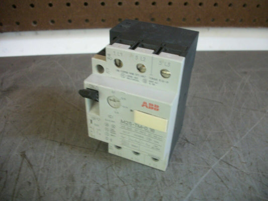 ABB MOTOR CIRCUIT BREAKER M25-TM-0,16 0.1-0.16AMP 600VOLT 3POLE