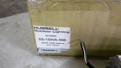 HUBBELL LED DRIVER BALLAST SS-150VA-56B 150W 3000mA 240/277VOLT NOB