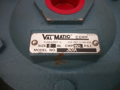 VALMATIC CORP 2" AIR VAC VALVE 301A 150PSI NOB