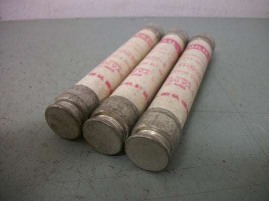 GOULD SHAWMUT LOT OF 3 TRI-ONIC FUSES TRS9R 9AMP 600VOLT
