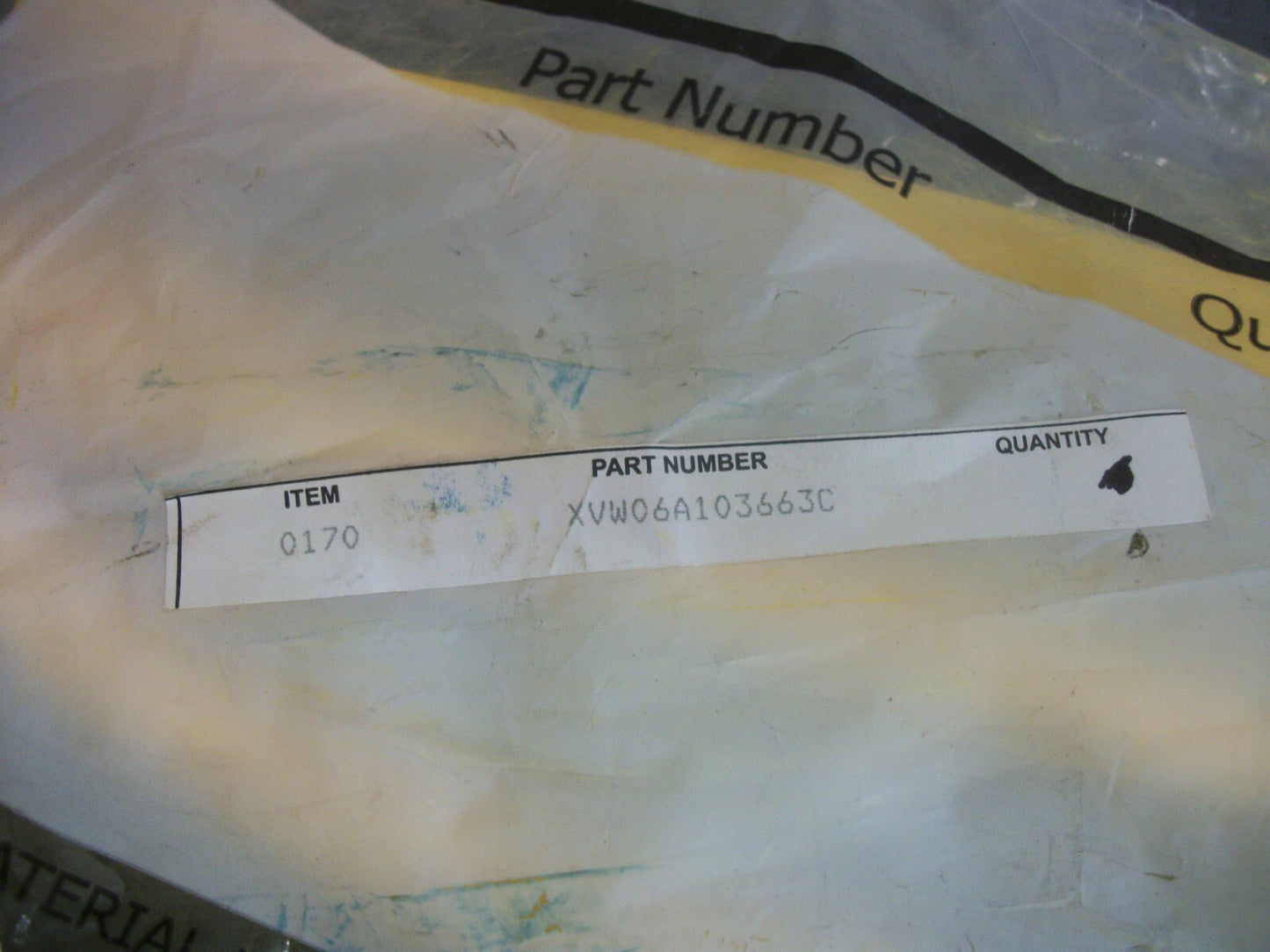 LINDE LOT OF 3 TUBE PIPES XVW06A103663C NEW