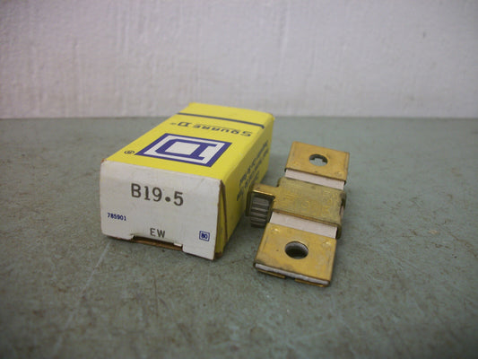 SQUARE D OVERLOAD RELAY THERMAL HEATER B19.5 NIB