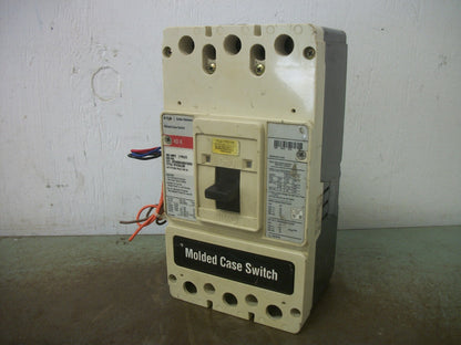 CUTLER-HAMMER KD-K MOLDED CASE SWITCH KD3400KA06U18Z02 400A 600V 3P W/ UV & AUX