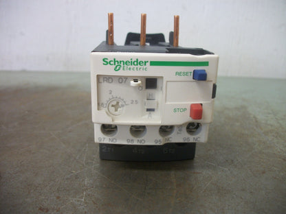 TELEMECANIQUE THERMAL OVERLOAD RELAY LRD07 1.6-2.5AMP
