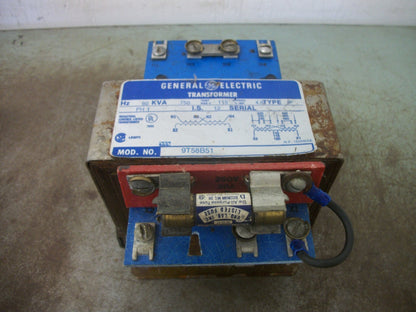 GE .750KVA 1PH TRANSFORMER 9T58B51 HV 220X480 LV 110/120