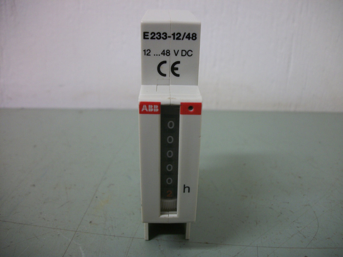 ABB WORKING HOUR COUNTER MODULE E233-12/48 12...48VDC NOB