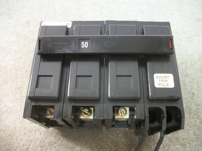 CUTLER-HAMMER BA CIRCUIT BREAKER BAB3050HS 50AMP 240VOLT 3POLE W/SHUNT