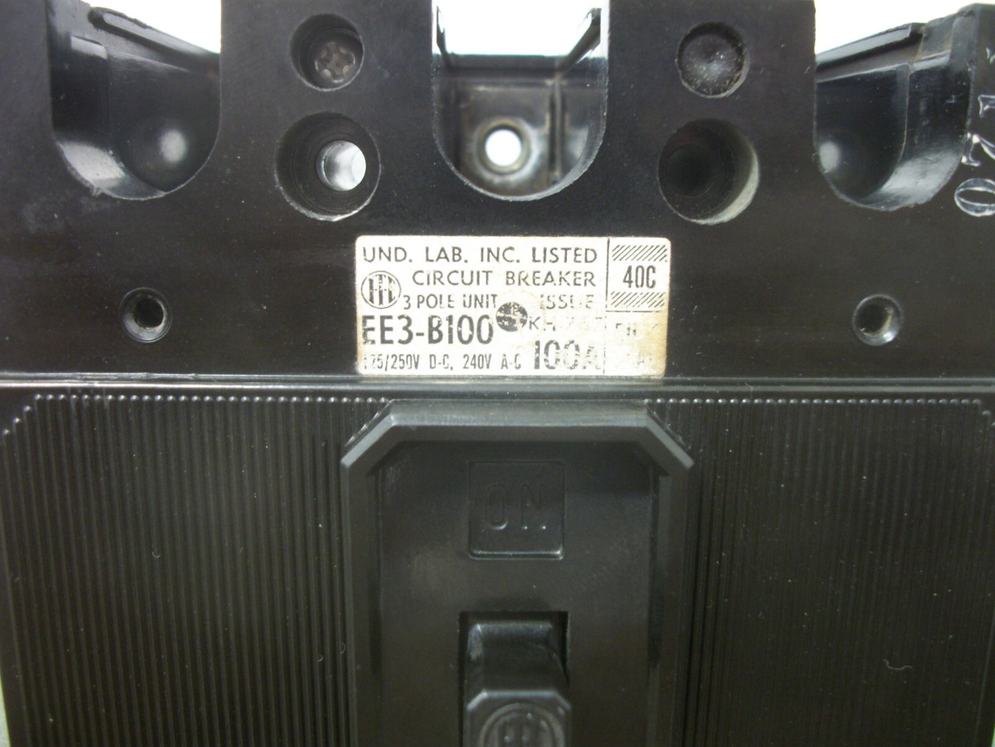 SIEMENS EE3 CIRCUIT BREAKER EE3B100 100AMP 240VOLT 3POLE