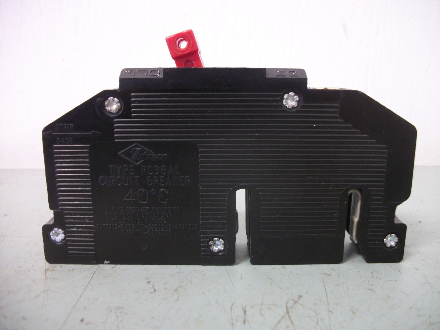 ZINSCO RC38AL TANDEM CIRCUIT BREAKER RC3820 20AMP 240VOLT 2POLE