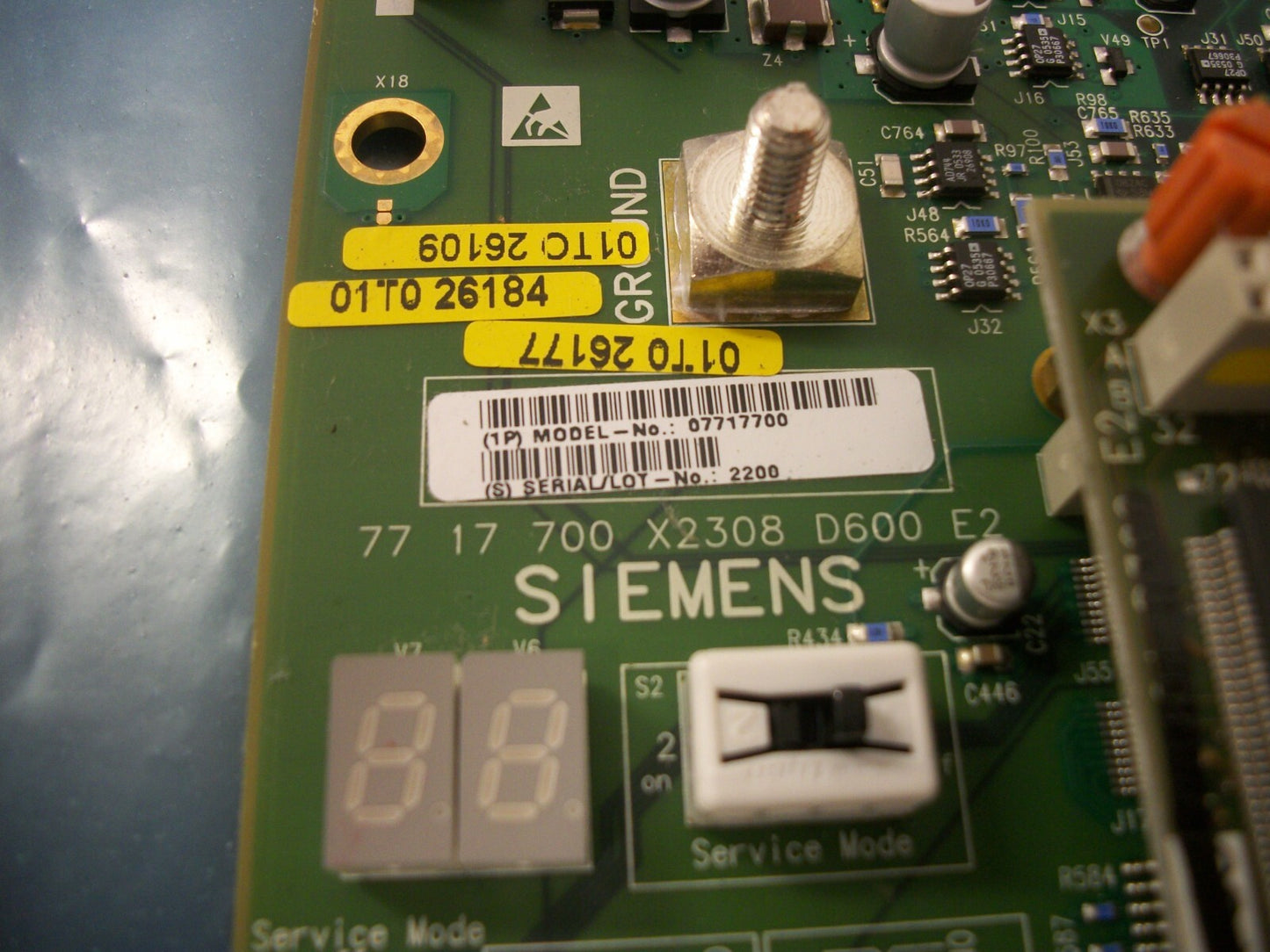 SIEMENS D600 AXIOM ARTIS CATH ANGIO LAB PCB BOARD 07717700