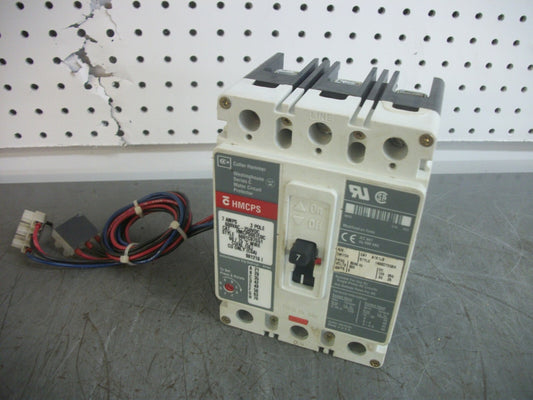 CUTLER-HAMMER HMCPS CIRCUIT BREAKER HMCPS007C0C 7AMP 600VOLT 3POLE W/AUX