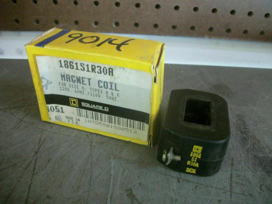 SQUARE D SIZE 0 MAGNET COIL 1961S1R30A 120VCOIL NIB