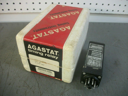 AGASTAT TIMING RELAY 2112-D-38MH 12VDC 5-120SEC NIB