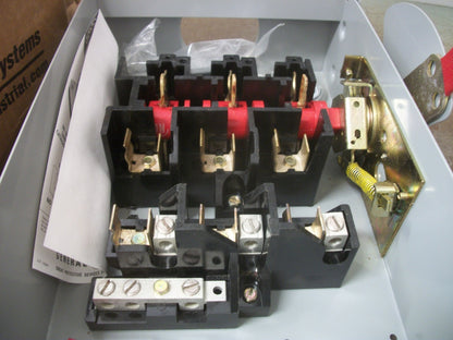 GE DISCONNECT TYPE 3R TG4322R 60AMP 240VOLT 3POLE FUSIBLE NIB
