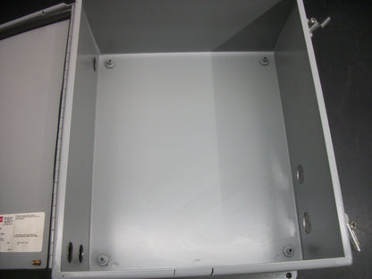 HOFFMAN 14 X 12 X 6 JIC BOX ENCLOSURE TYPE 12,13 A1412CH