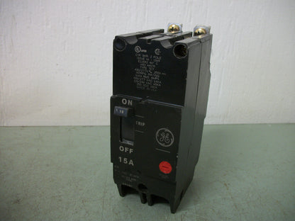 GE TEY CIRCUIT BREAKER TEY215 15AMP 480VOLT 2POLE